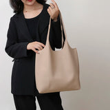 Fashionable Tote Bag Shoulder Bags PU Leather High Capacity Multi-function