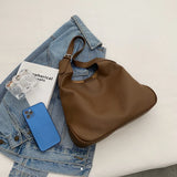 Trendy Women Shoulder Bag PU Leather Casual Tote Handbag Large Capacity