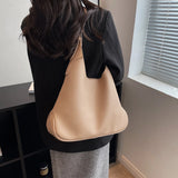 Trendy Women Shoulder Bag PU Leather Casual Tote Handbag Large Capacity