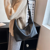 Fashion Women Shoulder Bag Tote PU Leather Large Capacity Shopping