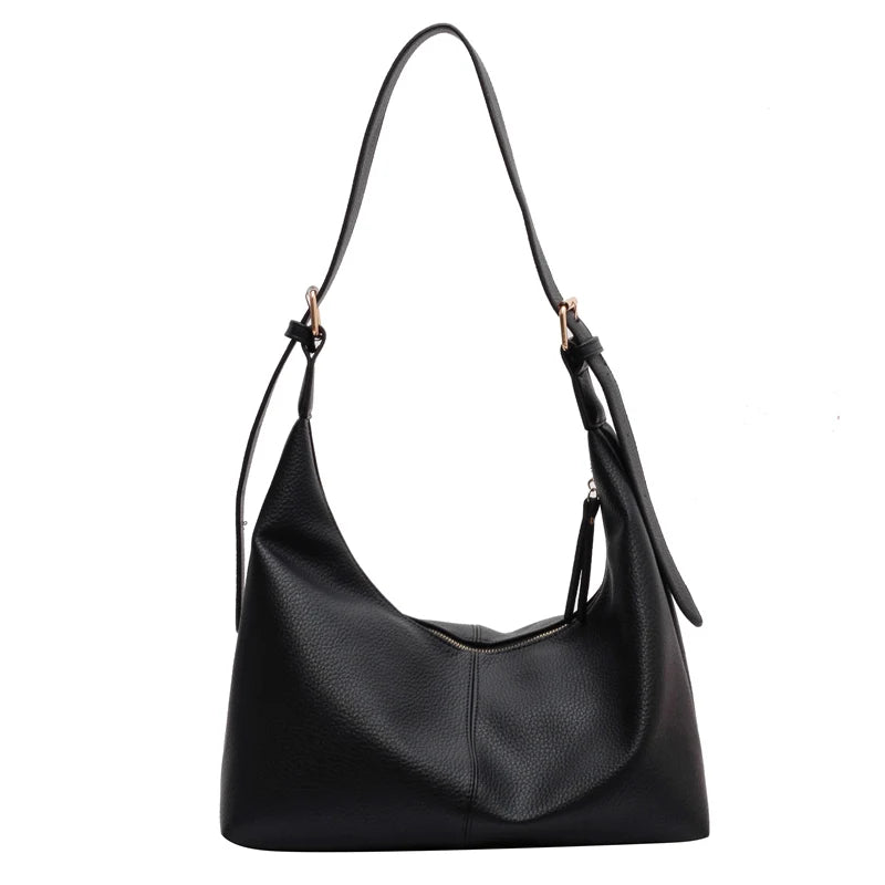 Fashion Women Shoulder Bag Tote PU Leather Large Capacity Shopping