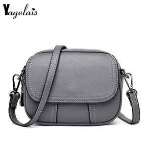 Flap Pu Leather Mini Handbag Lady Shoulder Bag Women Satchel Shopping Purse