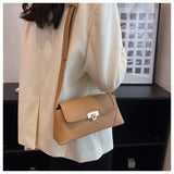 Retro PU Leather Underarm Shoulder Bag Women