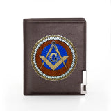 Masonic Wallet Billfold Credit Card Holder