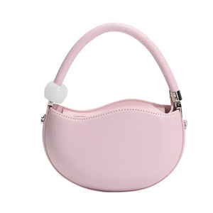 Sweet Pink Small Handbag Shoulder Bag for Women