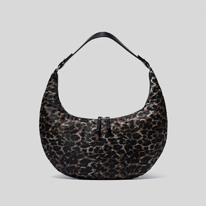 Half Moon Space Padded Shoulder Bag Down Cotton Lady Handbag