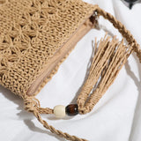 Hand-woven Bag Women Leisure Retro Shoulder Bags Beach Resort Retro Handbag