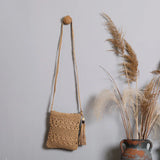 Hand-woven Bag Women Leisure Retro Shoulder Bags Beach Resort Retro Handbag