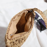Hand-woven Bag Women Leisure Retro Shoulder Bags Beach Resort Retro Handbag