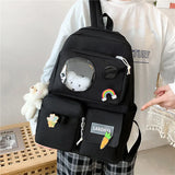 High-Capacity Female Backpack for School Travel