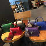 Hot Frosted Matte High Women's Solid Shoulder Crossbody Bag