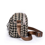 Houndstooth Women Handbags Female Shoulder Bags Lady's Cross Body Casual