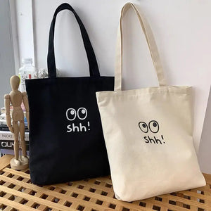 Recycled Clear Tote Bag for College Students