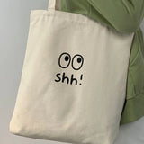 Recycled Clear Tote Bag for College Students