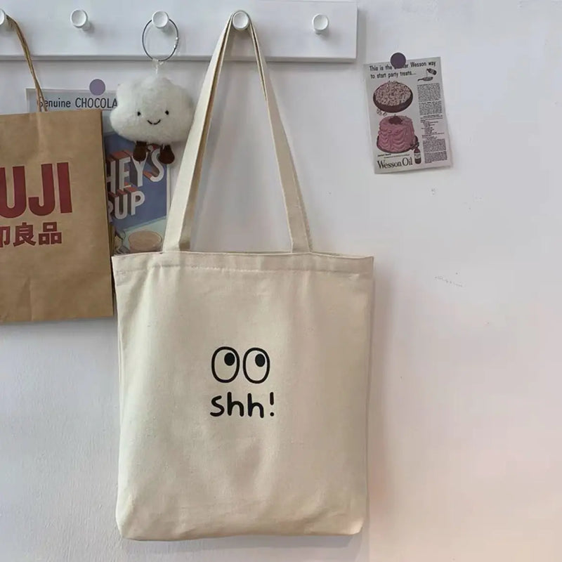 Recycled Clear Tote Bag for College Students