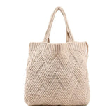 Retro Women's Crossbody Bag Knitted Woven Tote Bag