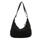 Embroidered Rhombus Down Shoulder Bag for Women