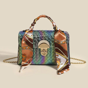 Summer Woven Chain Single Shoulder Messenger Bag