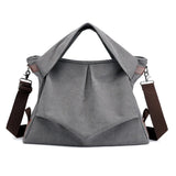 Canvas Foldable Women's Large Capacity Messenger Bag
