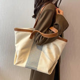 Ladies Canvas Shoulder Bag Large Capacity Casual Women's Handbag