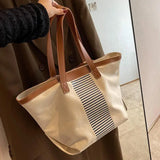 Ladies Canvas Shoulder Bag Large Capacity Casual Women's Handbag