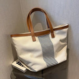 Ladies Canvas Shoulder Bag Large Capacity Casual Women's Handbag