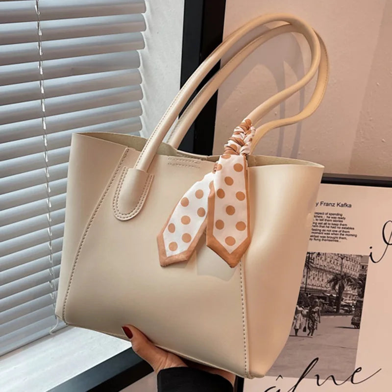 Net Red Texture Shoulder Bag Large Capacity Handbag