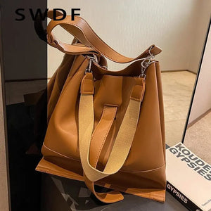 Retro Large-capacity Shoulder Bag Net Red Underarm Bag