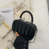 Women's Chain Handbag Box Bag Net Red Messenger Bag