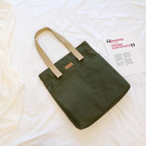 Canvas Space Girl Handbag Large Capacity Shopping Shoulder Bag