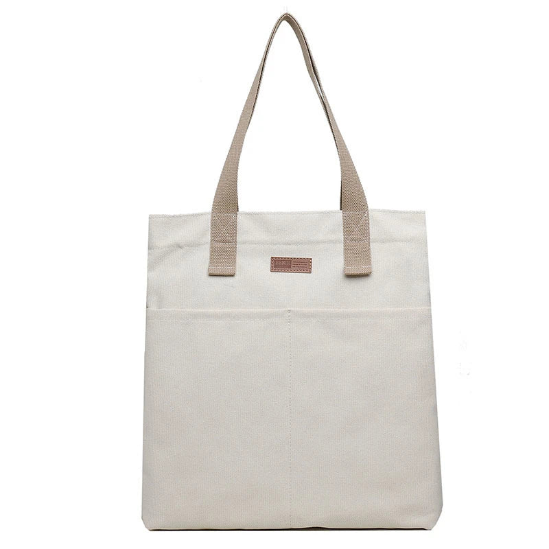 Canvas Space Girl Handbag Large Capacity Shopping Shoulder Bag