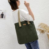 Canvas Space Girl Handbag Large Capacity Shopping Shoulder Bag