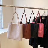 Lady Multifunction PU Leather Daily Books Handbags