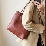 Lady Multifunction PU Leather Daily Books Handbags