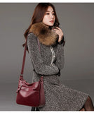 High Quality Sheepskin Leather Tote Bag for Women