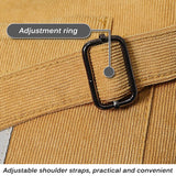 Literary Canvas Bag Women's Shoulder Bags Portable Large Capacity Messenger Bags