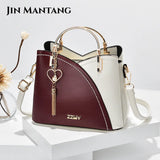 Women's PU Leather Shoulder Bag Large Capacity Messenger Bag