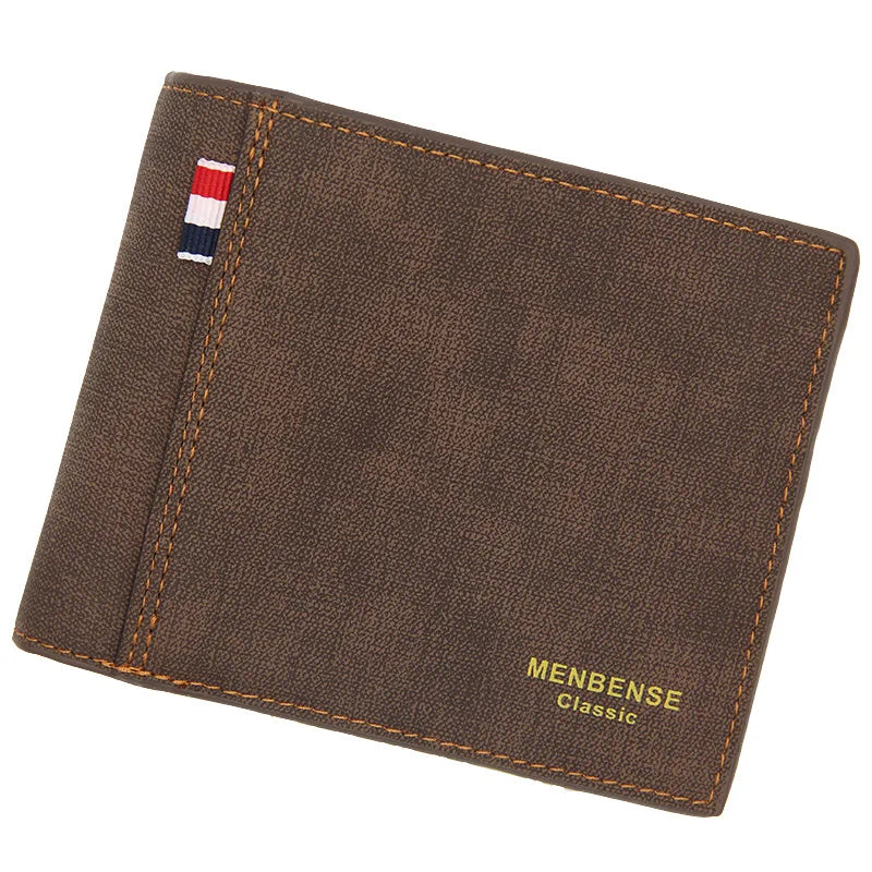 Men's Leather Business Wallet Money Bag