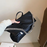 Women Fashionable PU Leather Tote Handbags Large Capacity Bags