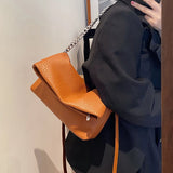 Women Fashionable PU Leather Tote Handbags Large Capacity Bags