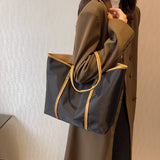 Women's Fashionable PU Leather Tote Handbag Large Capacity