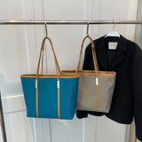 Women's Fashionable PU Leather Tote Handbag Large Capacity