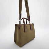Mini Flap Handbag Canvas Shoulder Bag Small Tote Purse