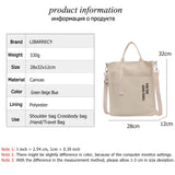 High Canvas Women's Handbags Multifunctional Shoulder Bag
