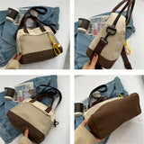 Panelled Nylon Shoulder Bag Women's Handbag