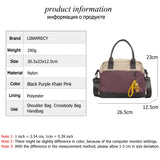 Panelled Nylon Shoulder Bag Women's Handbag