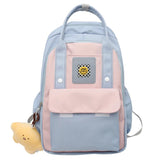 Nylon Waterproof School Bags for Teenage Girls Backpacks Women Travel Bags
