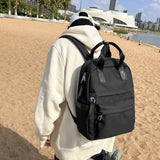 Nylon Waterproof Women School Backpacks for Teenage Girls