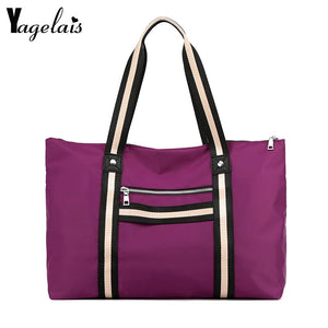 Nylon Waterproof Women Tote Bags Casual High Large Capacity Ladies Handbag