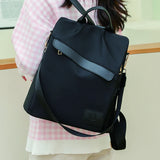 Nylon Women Backpack Anti Theft Bagpack Waterproof Rucksack Lady Large Capacity